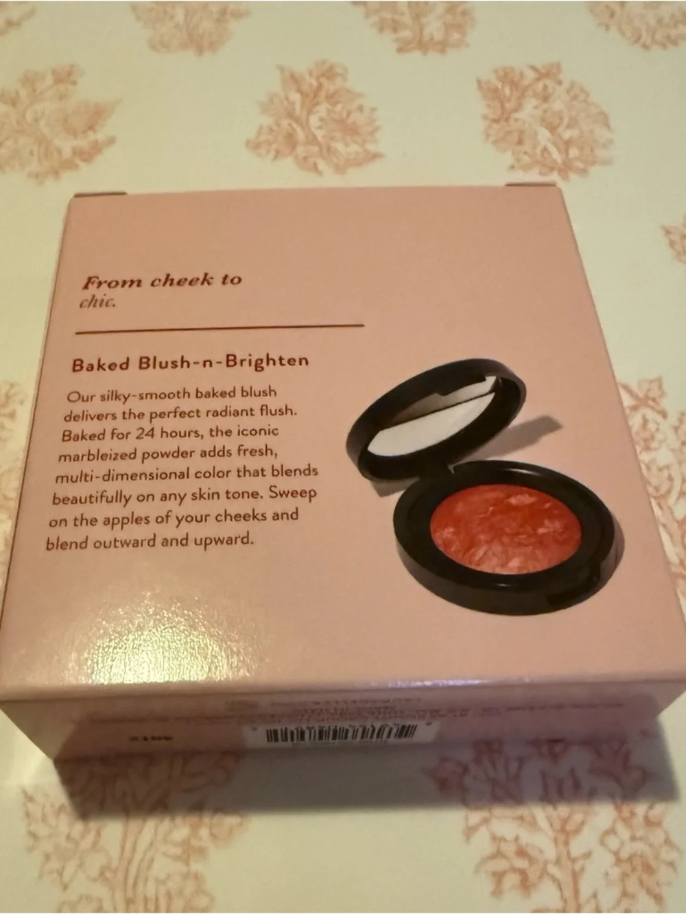 Laura Geller Baked Blush-N-Brighten Marbelized Blush in Pink Grapefruit New
